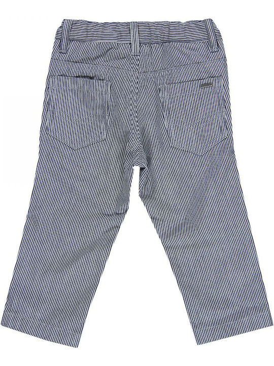 Brums Hellblau Pantalone Rigato