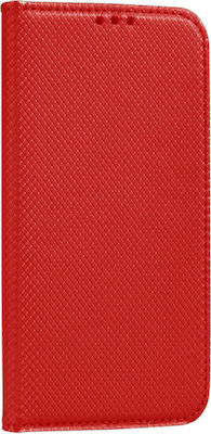 Senso Magnet Synthetic Leather Book Red (Redmi Note 9T)