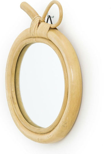 La Redoute Interieurs Oglindă De Perete Bej Diametru 33cm La Redoute Interieurs Oglindă De Perete Bej Diametru 33cm