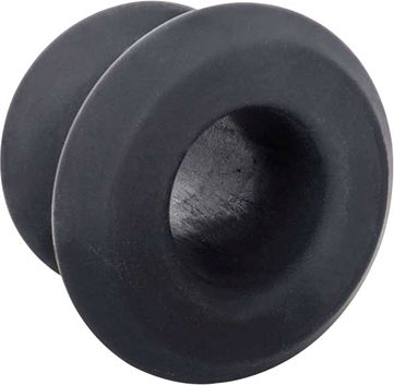 Brutus Gobbler Silikon Tunnel Anal Plug Mittel Schwarze