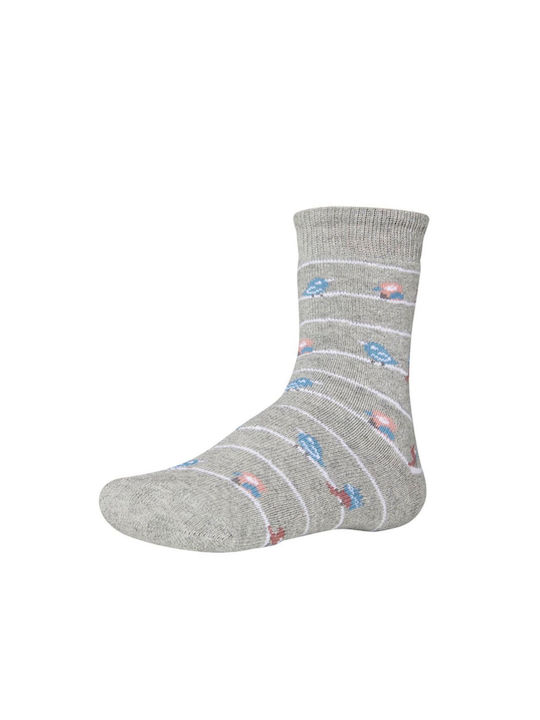 Ysabel Mora Boys Knee-High Socks Gray