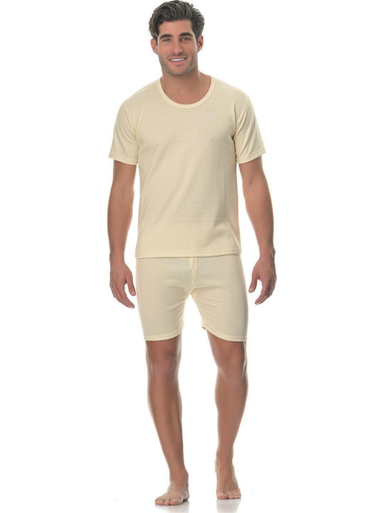 Lido Underwear Ισοθερμική Μπλούζα Μπεζ