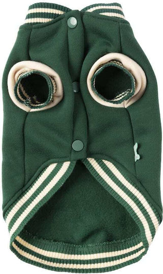 Fuzzyard Кучешки палта Green Large с дължина на гръбчето 70 см.