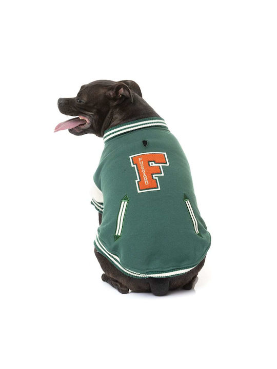 Fuzzyard Gray Dog Coat Small with 26cm Back Length