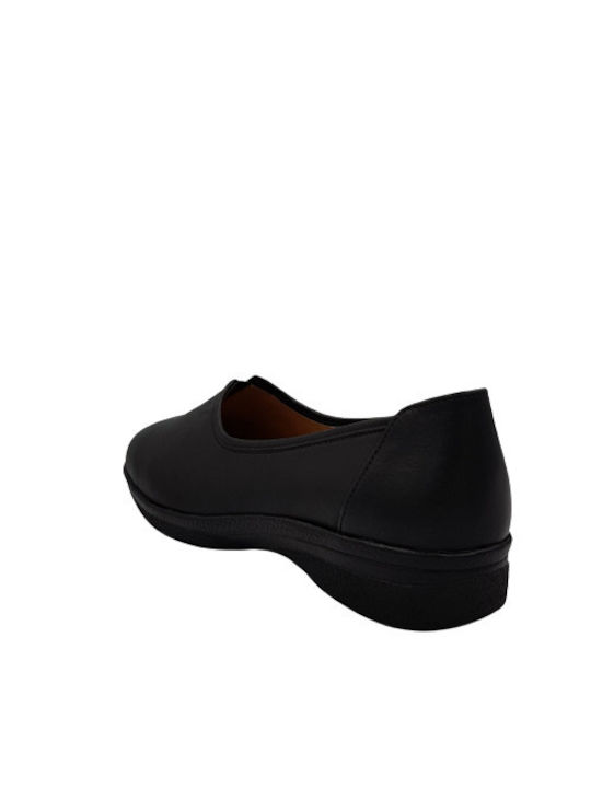 Gabor Δερμάτινα Γυναικεία Slip-On Μαύρα