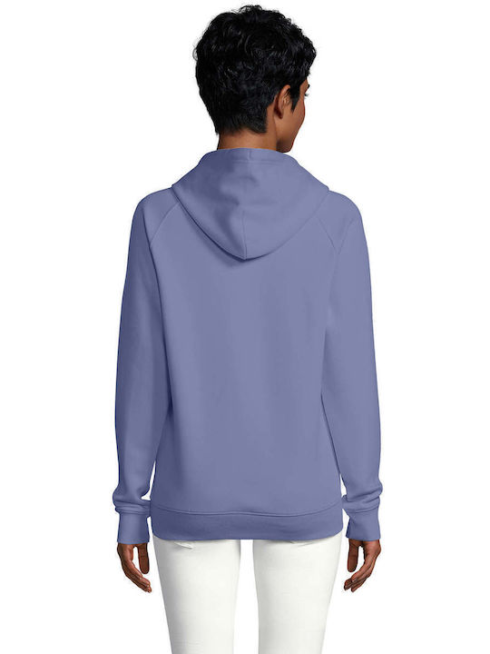 Teesney Men's Sweatshirt with Hood and Pockets Blue