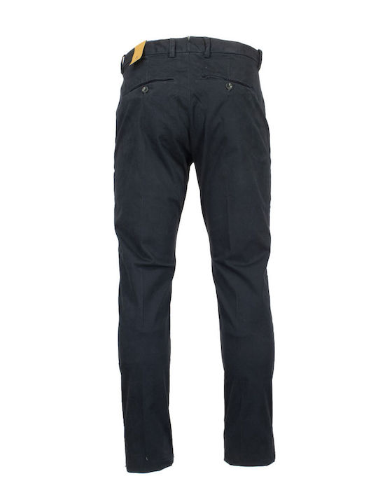 Explorer Ανδρικό Παντελόνι Chino σε Slim Εφαρμογή Navy Μπλε