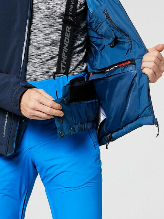 Geci Bărbați Softshell Waterproof și cu protecție împotriva vântului Navy Albastru