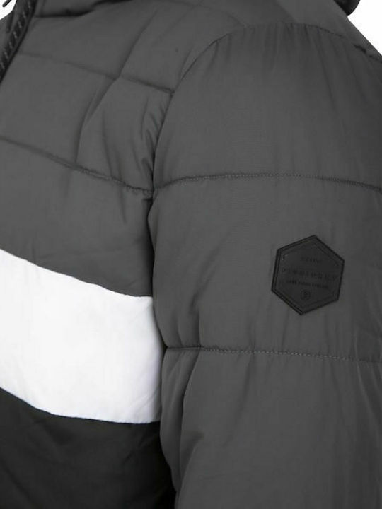 Dissident Men's Winter Puffer Jacket Gray