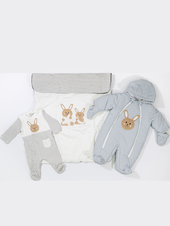 Birba Trybeyond Baby Bodysuit Long-Sleeved striped (rige)