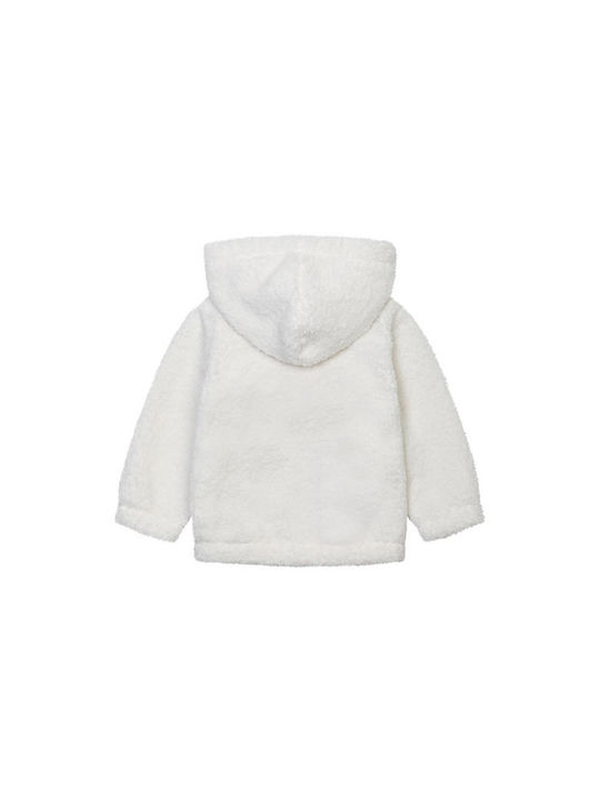 Minoti Girls Casual Jacket White with Ηood