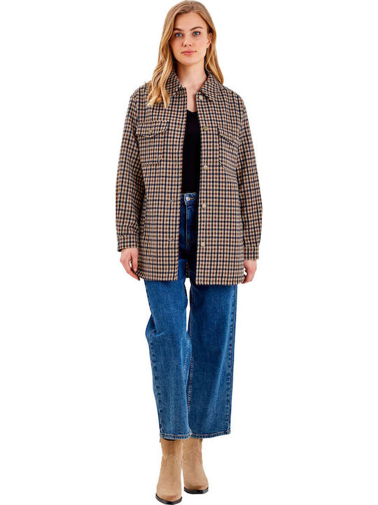 Women's Checked Overshirt