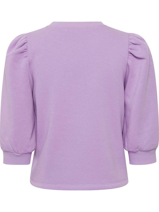 Women's Blouse with 3/4 Sleeve Lilacc