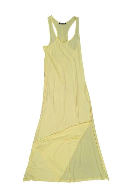 GaFashion Summer Maxi Dress Yellow