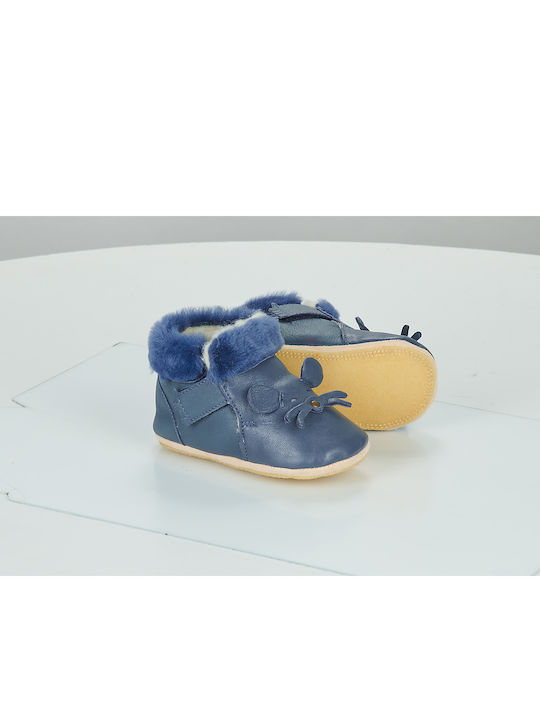 Easy Peasy Pantofi pentru bebeluși Albastru Foublu Mouse