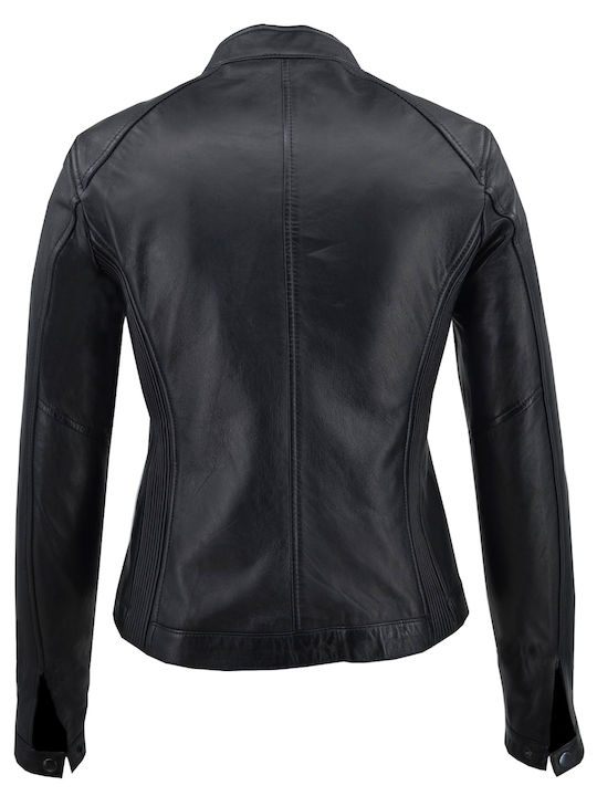 Damen Bikerjacke Schwarz