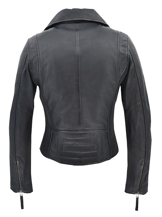 Damen Bikerjacke Schwarz
