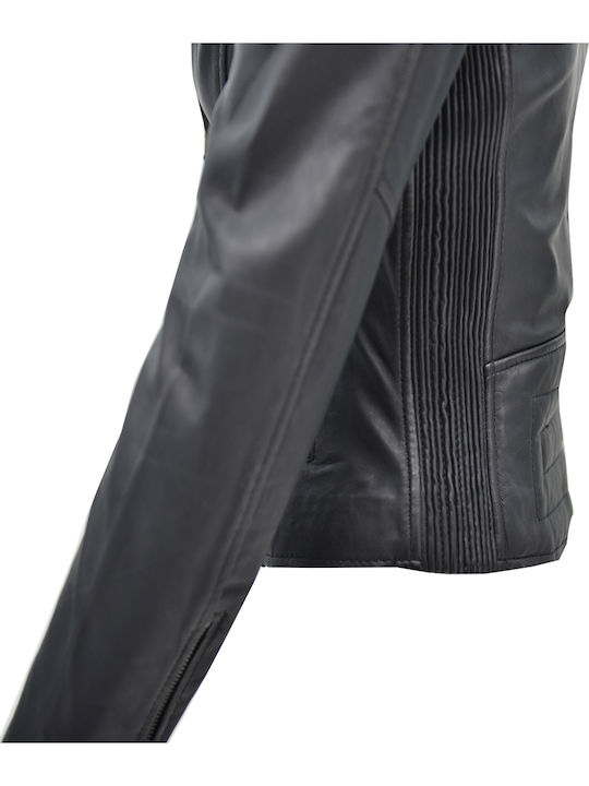 Damen Bikerjacke Schwarz