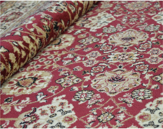 Eurofil 1332 Teppich Rechteckig Synthetisch,Polyester/Cotton/Leather Heatset Antique Cherry-Cream