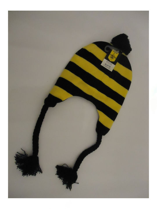Knitted Beanie Cap Yellow