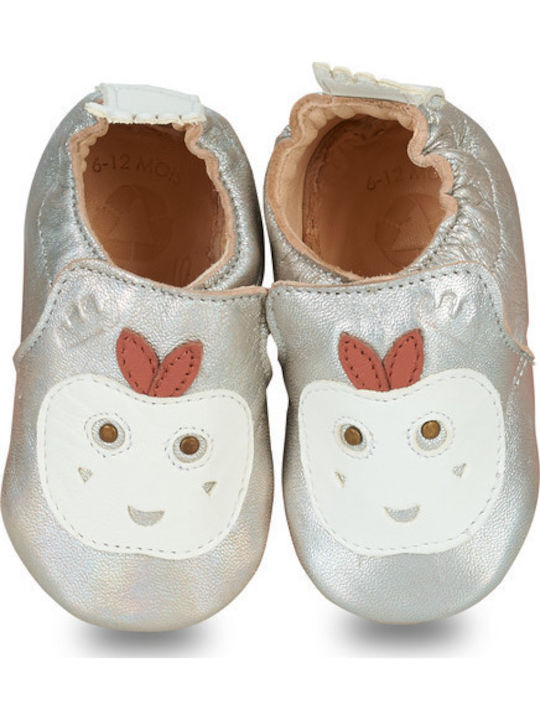 Easy Peasy Baby Slippers Silver My Blumoo Pomme