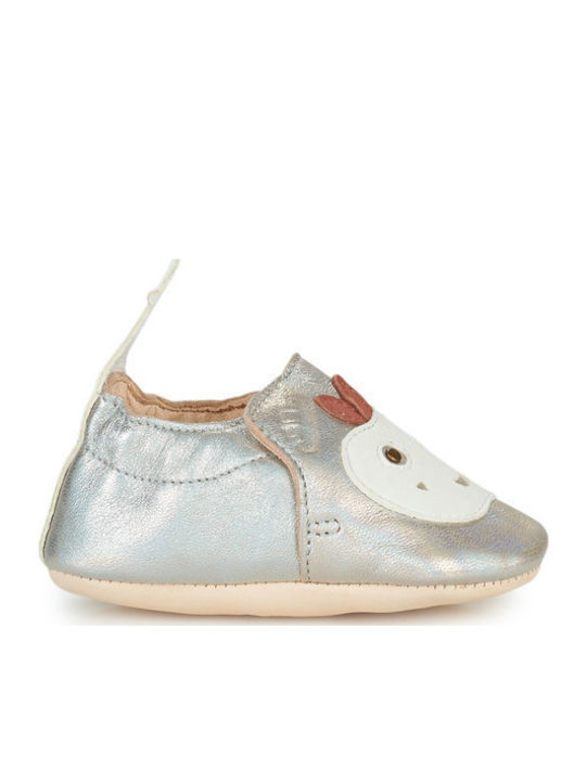 Easy Peasy Baby Slippers Silver My Blumoo Pomme
