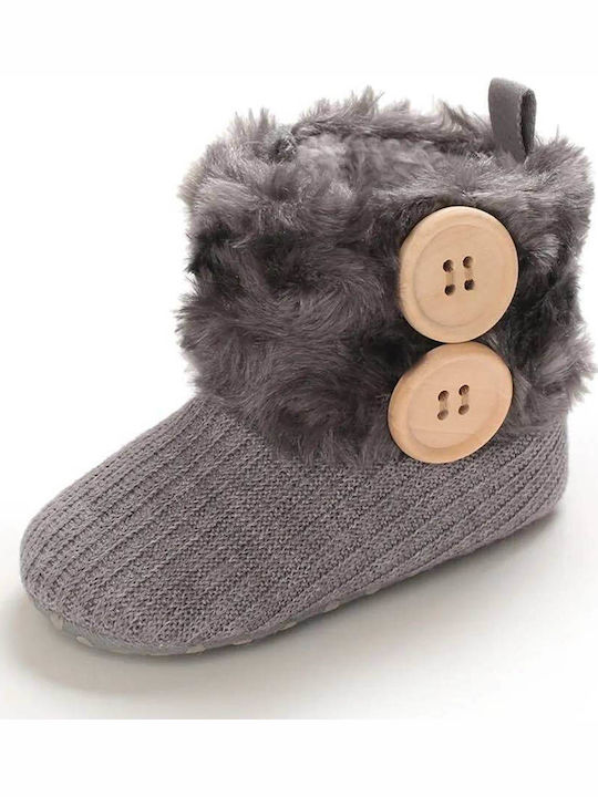 Babykids Lange Kinder Haussocken Gray
