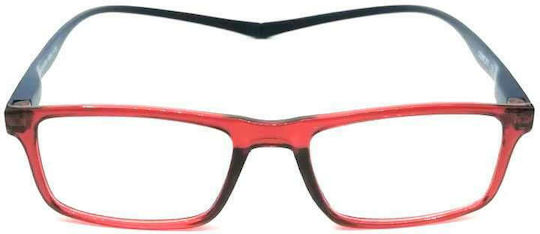 Oramont Reading Glasses +1.25 with Magnet in Red color 9059