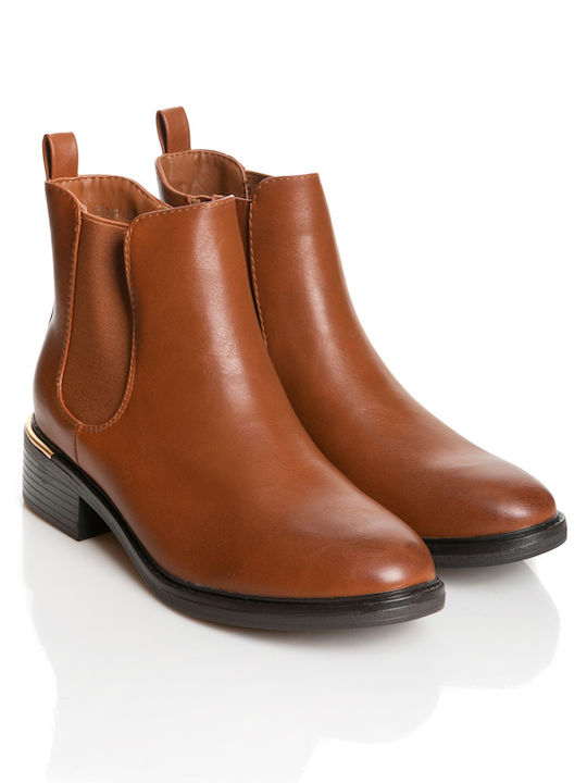 Shoe Art Women's Chelsea Boots Brown