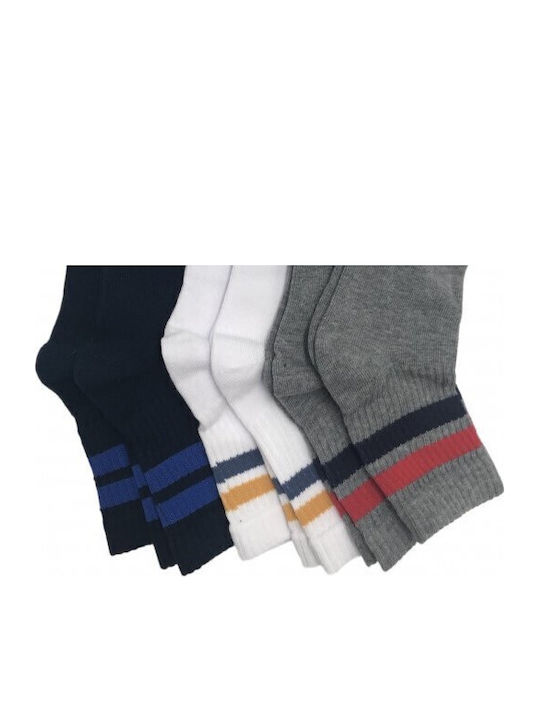 Steven Athletic Kids' Ankle Socks Multicolored 6 Pairs