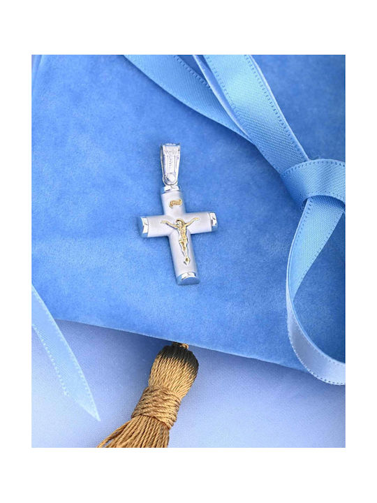 Savvidis White Gold Cross 14K with Chain