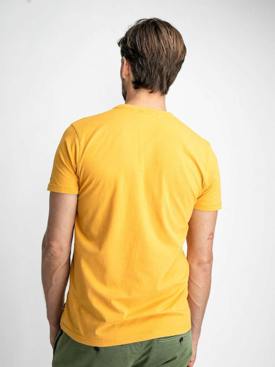 Petrol Industries Men's Short Sleeve T-shirt Yellow