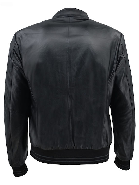 Leather Jacket Biker Black