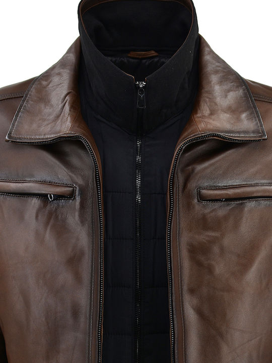 Leather Jacket Brown