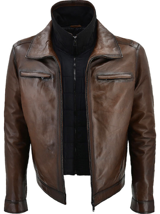 Leather Jacket Brown