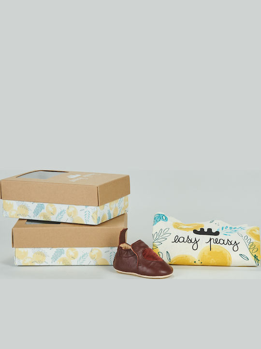 Easy Peasy Baby Ballerinas Burgundy Blublu Coeur