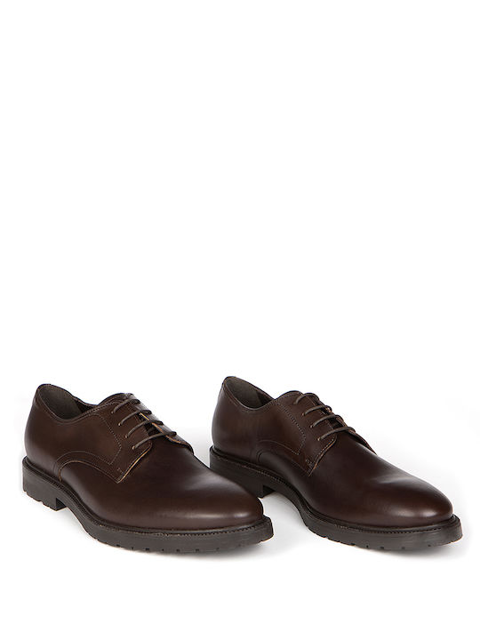 Vardas Men's Leather Dress Shoes Brown