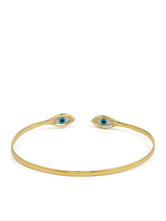 George Art Jewels Дамско Гривна с дизайн Очи от Сребърен Златно