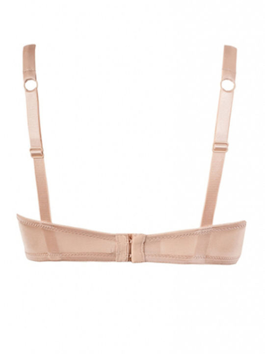 Balconette Balconette Bra with Light Padding Underwire Beige