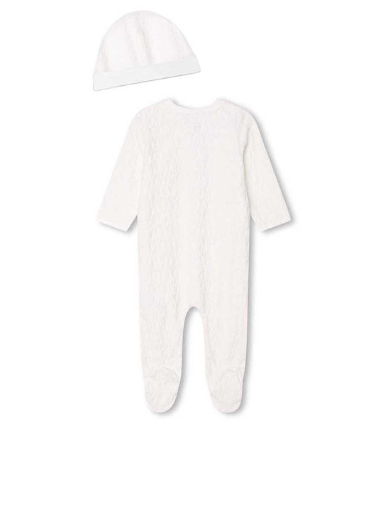 Michael Kors Baby Bodysuit Set with Accessories White