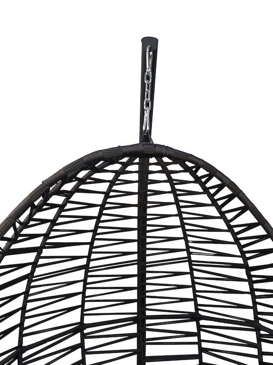 Cuib cu Bază Rattan L115xW100xH203cm Gri Cuib cu Bază Rattan L115xW100xH203cm Gri