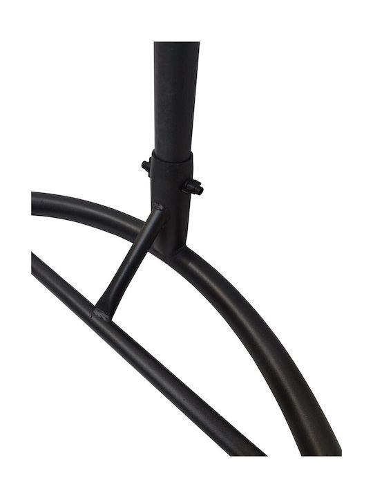 Κούνια Φωλιά με Βάση και Μαξιλάρι Rattan Γκρι Μ115xΠ100xΥ203cm