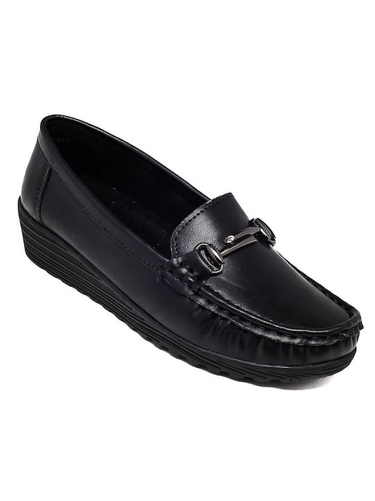 Soft & Flex Women's Moccasins in Black Color