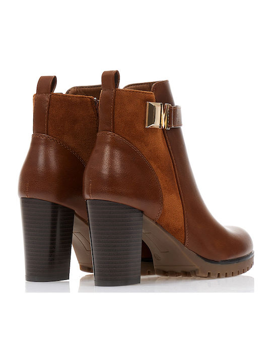 Wildleder Stiefeletten Damen Tabac Braun
