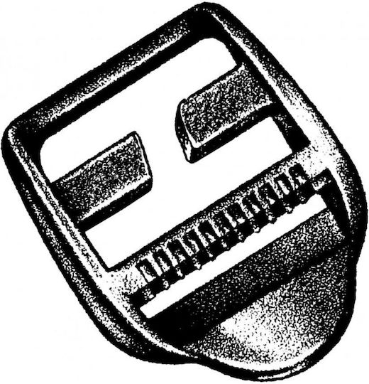 Relags Κλιπς 25mm Μαύρα 2τμχ