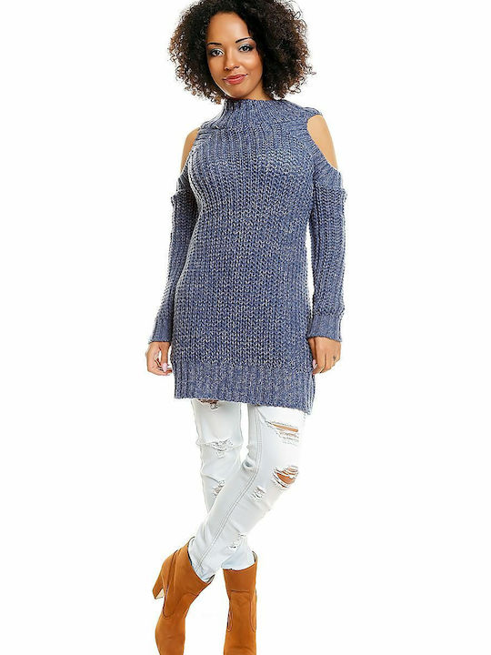 PeeKaBoo Pullover Schwangerschafts-Tops Blau