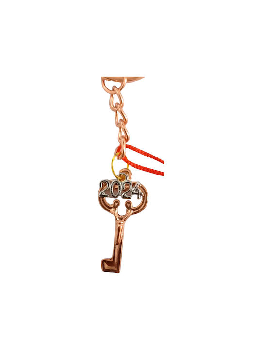 Kalliopi Silver Handmade Hanging Lucky Charm Basin Wrench Rose Gold 2024 3x8cm 1pcs