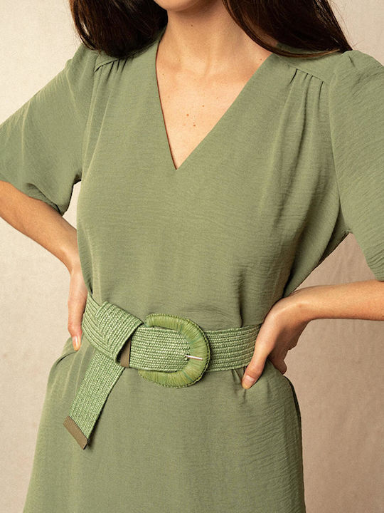 Summer Mini Dress Green