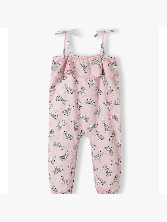 Minoti Set Kinder Overalls Rosa