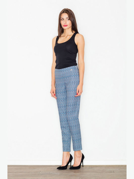 Figl Damen Hoch tailliert Stoff Hose